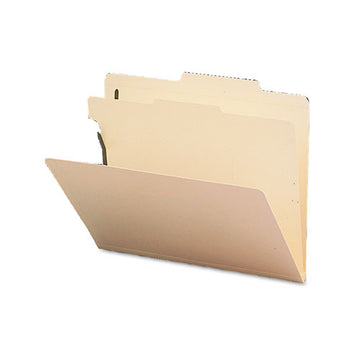 Smead® Manila Four- And Six-section Top Tab Classification Folders, 1 Divider, Letter Size, Manila, 10-box freeshipping - TVN Wholesale